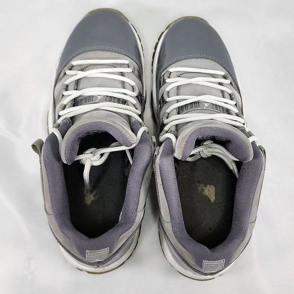 Nike Air Jordan 11 XI Retro Low Cool Wolf Gray Shoes 528896-003 Youth Size 6Y - Picture 8 of 9